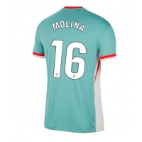 Camisa de time de futebol Atletico Madrid Nahuel Molina #16 Replicas 2º Equipamento 2024-25 Manga Curta